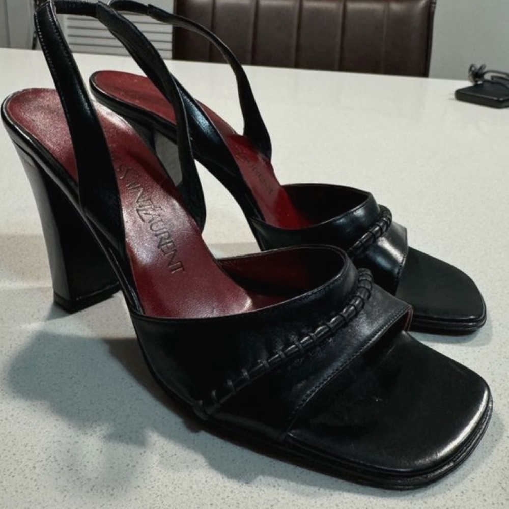 Vintage YSL Leather Pumps